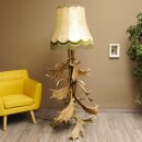 Stehlampe Pergament Leder Lampenschirm...