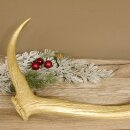 Rothirsch goldfarbig Länge 62 cm Hirsch Stange Abwurfstange 71.1.140