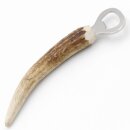 Flaschenöffner mit Hirschgeweih L 16 cm Rothirsch Hirsch Geweih Stange Griff 27.2.124
