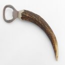 Flaschenöffner mit Hirschgeweih L 15-16 cm Rothirsch Hirsch Geweih Stange Griff 27.2.126