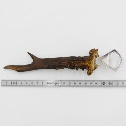 Flaschenöffner Öffner Reh Geweih Stange Horn Abwurfstange Länge 22 cm 27.1.453