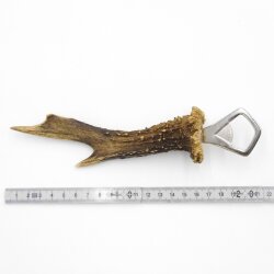 Flaschenöffner Öffner Reh Geweih Stange Horn Abwurfstange Länge 21 cm 27.1.455