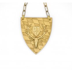 BJV Medaille Gold Prämierung Wappenförmig CIC Rehbock Trophäen Bewertung