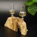 Proveedor de licores 2 vasos con tallo sobre raíz Juego de vasos para licor Regalo Nuevo 27.60.1.30