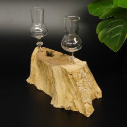 Proveedor de licores 2 vasos con tallo sobre raíz Juego de vasos para licor Regalo Nuevo 27.60.1.30