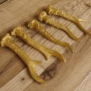 5 Rehstangen Goldfarben Gehörne Rehgeweihe Geweih Stangen Stange 14.3.116