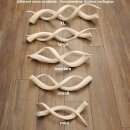 1 pezzo di corno interno di kudu lucidato a specchio, piccolo, nuovo, lunghezza 58 cm 80.20.4.11