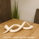 1 pezzo di corno interno di kudu lucidato a specchio, piccolo, nuovo, lunghezza 58 cm 80.20.4.11