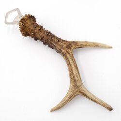 Flaschenöffner Rehstange Öffner Reh Geweih Stange Horn Abwurfstange Länge 26 cm 27.1.464