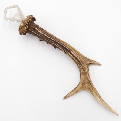 Apribottiglie con corna di capriolo Apribottiglie con corna di capriolo Lunghezza 29 cm 27.1.472