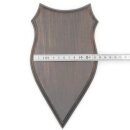 5 stuks wapenschilden AF 20 x 10 cm Ree Schild Trofeeën in donker eikenhout Nieuw