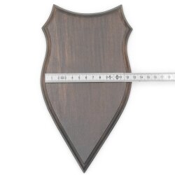 5 stuks wapenschilden AF 20 x 10 cm Ree Schild Trofeeën in donker eikenhout Nieuw