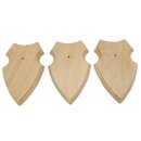 3 scudi araldici AF 19 x 12 cm Scudo con capriolo Scudi...