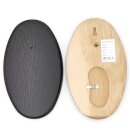 Trophäenschild Oval AF 21 x 12 cm Reh Schild wahlweise in hell oder dunkel