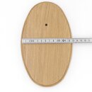 Trophäenschild Oval AF 21 x 12 cm Reh Schild wahlweise in hell oder dunkel
