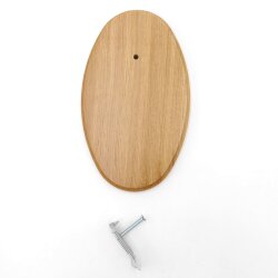 Trophäenschild Oval AF 21 x 12 cm Reh Schild wahlweise in hell oder dunkel
