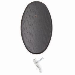 Trophäenschild Oval AF 21 x 12 cm Reh Schild wahlweise in hell oder dunkel