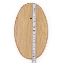 Trophäenschild Oval AF 21 x 12 cm Reh Schild wahlweise in hell oder dunkel