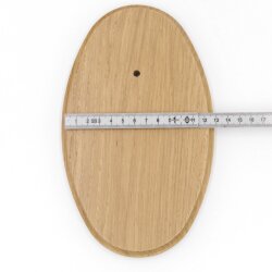 Trophäenschild Oval AF 21 x 12 cm Reh Schild wahlweise in hell oder dunkel