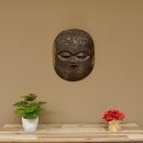 Maschere africane Utensili decorati con intagli