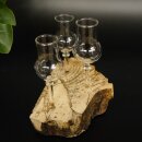 Proveedor de licores, 3 vasos pequeños con tallo...