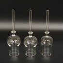 Proveedor de licores, 3 vasos pequeños con tallo...