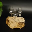 Schnapsanbieter kleine 3 Gläser mit Stiel auf Wurzel Steckglas Set Schnaps Geschenk Neu 27.60.1.59