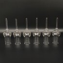 Schnapsanbieter kleine 6 Gläser mit Stiel auf Wurzel Steckglas Set Schnaps Geschenk Neu 27.60.1.64