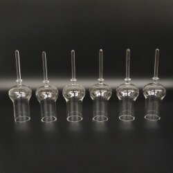Schnapsanbieter kleine 6 Gläser mit Stiel auf Wurzel Steckglas Set Schnaps Geschenk Neu 27.60.1.64
