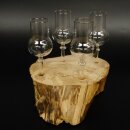 Schnapsanbieter kleine 4 Gläser mit Stiel auf Wurzel Steckglas Set Schnaps Geschenk Neu 27.60.1.67