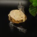 Schnapsanbieter kleine 4 Gläser mit Stiel auf Wurzel Steckglas Set Schnaps Geschenk Neu 27.60.1.67
