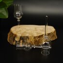 Schnapsanbieter kleine 3 Gläser mit Stiel auf Wurzel Steckglas Set Schnaps Geschenk Neu 27.60.1.69