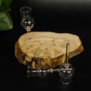 Schnapsanbieter kleine 3 Gläser mit Stiel auf Wurzel Steckglas Set Schnaps Geschenk Neu 27.60.1.69