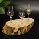 Schnapsanbieter kleine 3 Gläser mit Stiel auf Wurzel Steckglas Set Schnaps Geschenk Neu 27.60.1.69