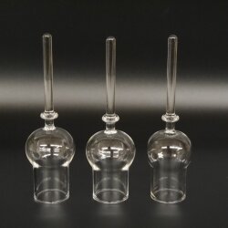 Schnapsanbieter kleine 3 Gläser mit Stiel auf Wurzel Steckglas Set Schnaps Geschenk Neu 27.60.1.69