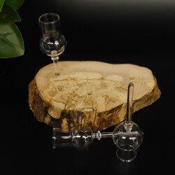 Schnapsanbieter kleine 3 Gläser mit Stiel auf Wurzel Steckglas Set Schnaps Geschenk Neu 27.60.1.69