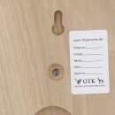 Trophäenschild mit Kieferfach AF 17x10 cm Reh Schild wahlweise hell oder dunkel