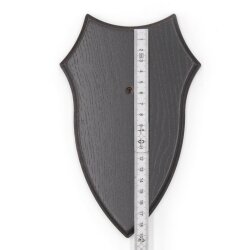 Trophäenschild mit Kieferfach AF 17x10 cm Reh Schild wahlweise hell oder dunkel