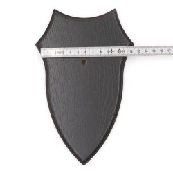 Trophäenschild mit Kieferfach AF 17x10 cm Reh Schild wahlweise hell oder dunkel