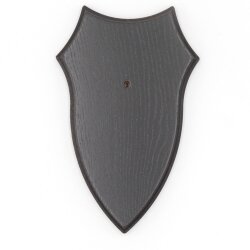 Trophäenschild mit Kieferfach AF 17x10 cm Reh Schild wahlweise hell oder dunkel