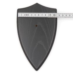 Trophäenschild wappenform mit Kieferfach AF 18x11 cm Reh Schild wahlweise in hell oder dunkel