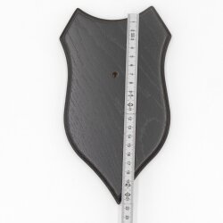 Trophäenschild mit Kieferfach AF 18x10 cm Reh Schild wahlweise in Eiche dunkel oder hell