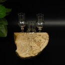 Schnapsanbieter kleine 3 Gläser mit Stiel auf Wurzel Steckglas Set Schnaps Geschenk Neu 27.60.1.71