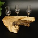 Schnapsanbieter kleine 3 Gläser mit Stiel auf Wurzel Steckglas Set Schnaps Geschenk Neu 27.60.1.73