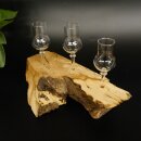 Schnapsanbieter kleine 3 Gläser mit Stiel auf Wurzel Steckglas Set Schnaps Geschenk Neu 27.60.1.73