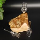 Schnapsanbieter kleine 3 Gläser mit Stiel auf Wurzel Steckglas Set Schnaps Geschenk Neu 27.60.1.74