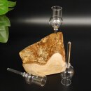 Schnapsanbieter kleine 3 Gläser mit Stiel auf Wurzel Steckglas Set Schnaps Geschenk Neu 27.60.1.74