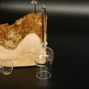 Schnapsanbieter kleine 3 Gläser mit Stiel auf Wurzel Steckglas Set Schnaps Geschenk Neu 27.60.1.74
