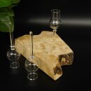 Schnapsanbieter kleine 3 Gläser mit Stiel auf Wurzel Steckglas Set Schnaps Geschenk Neu 27.60.1.75