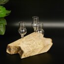 Schnapsanbieter kleine 3 Gläser mit Stiel auf Wurzel Steckglas Set Schnaps Geschenk Neu 27.60.1.75